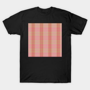 Spring Aesthetic Daviana 1 Hand Drawn Textured Plaid Pattern T-Shirt